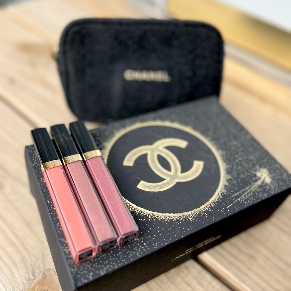 Chanel sheer sensation lipgloss trio